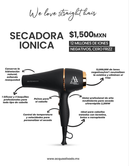 Secadora profesional  Acquaalisado - Potencia y cuidado