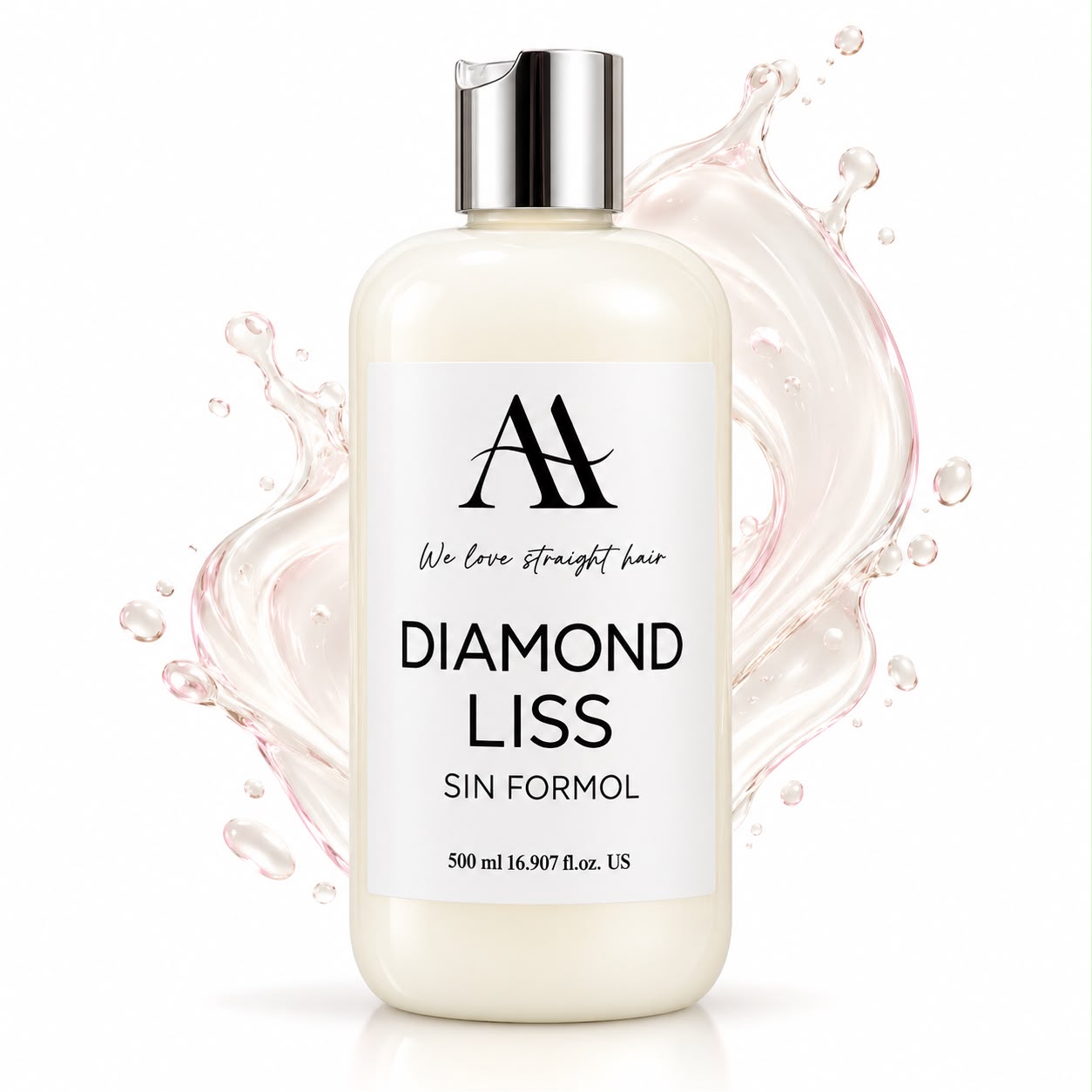 DIAMOND LISS + 500 ml El alisado sin formol orgánico  que transforma tu cabello en un espejo de brillo.