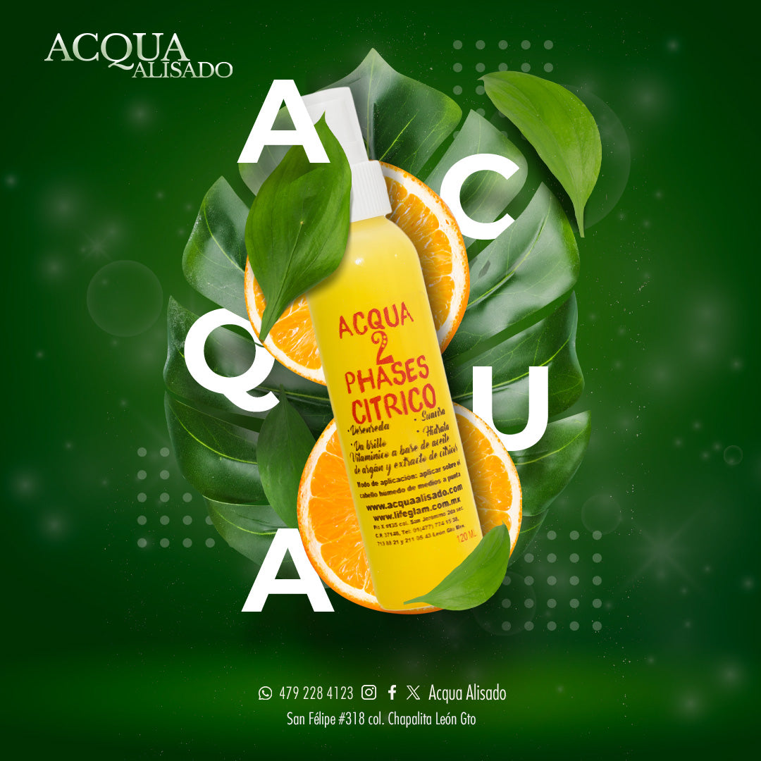 Tratamiento Acqua 2 Phases - Hidratación Profunda y Desenredado Fácil
